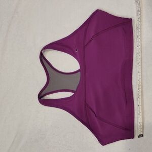 Purple Nike Dri-fit sports bra, size large